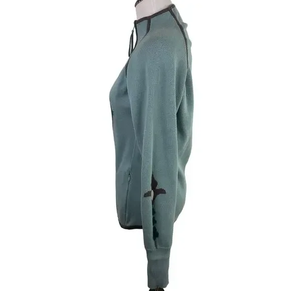 Athleta 1/3 Zip Mock Neck Pullover Sweater Size Medium - Picture 6 of 8